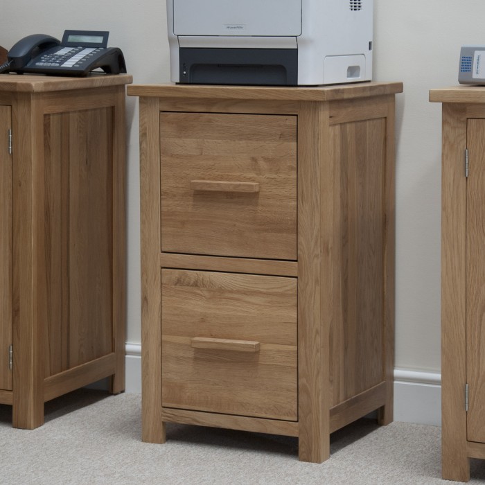 Opus Oak Filing Cabinet 100 Solid Oak Modern